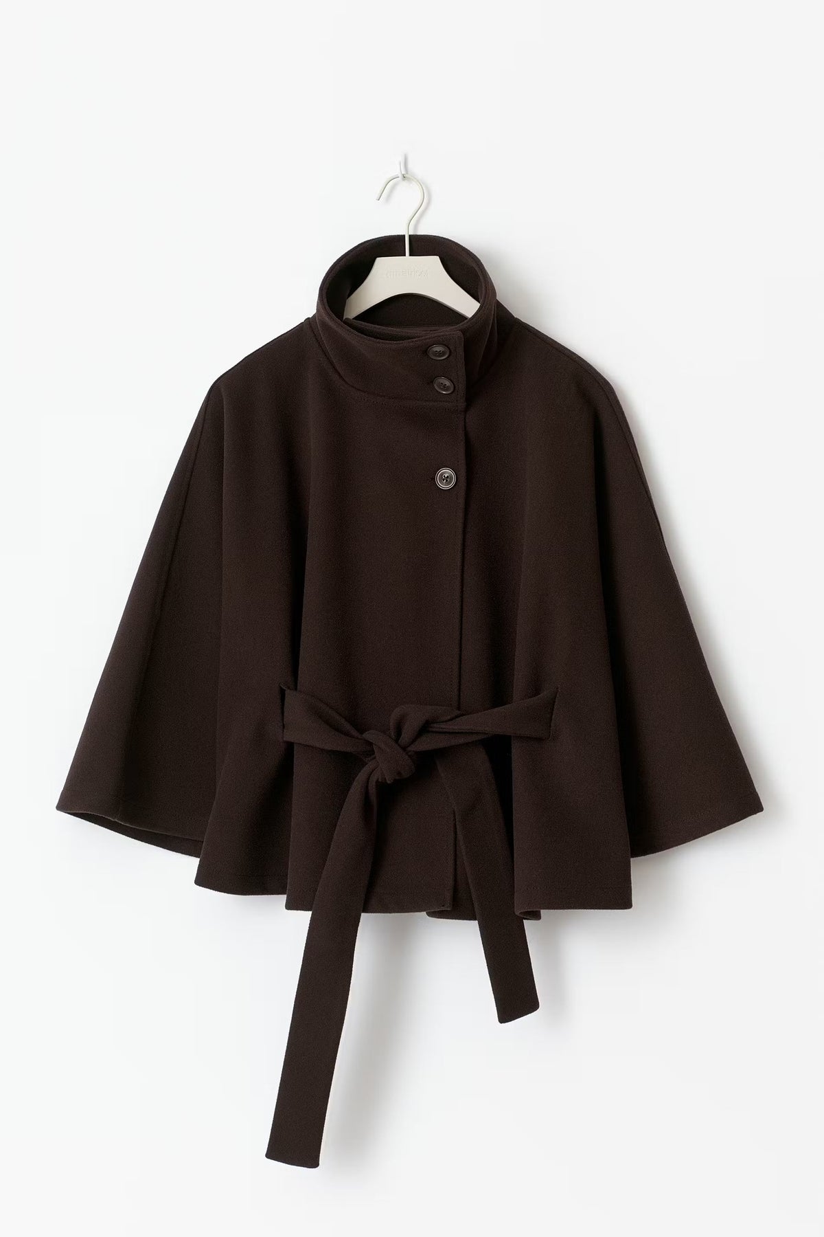 Sophia Belted Cape Coat