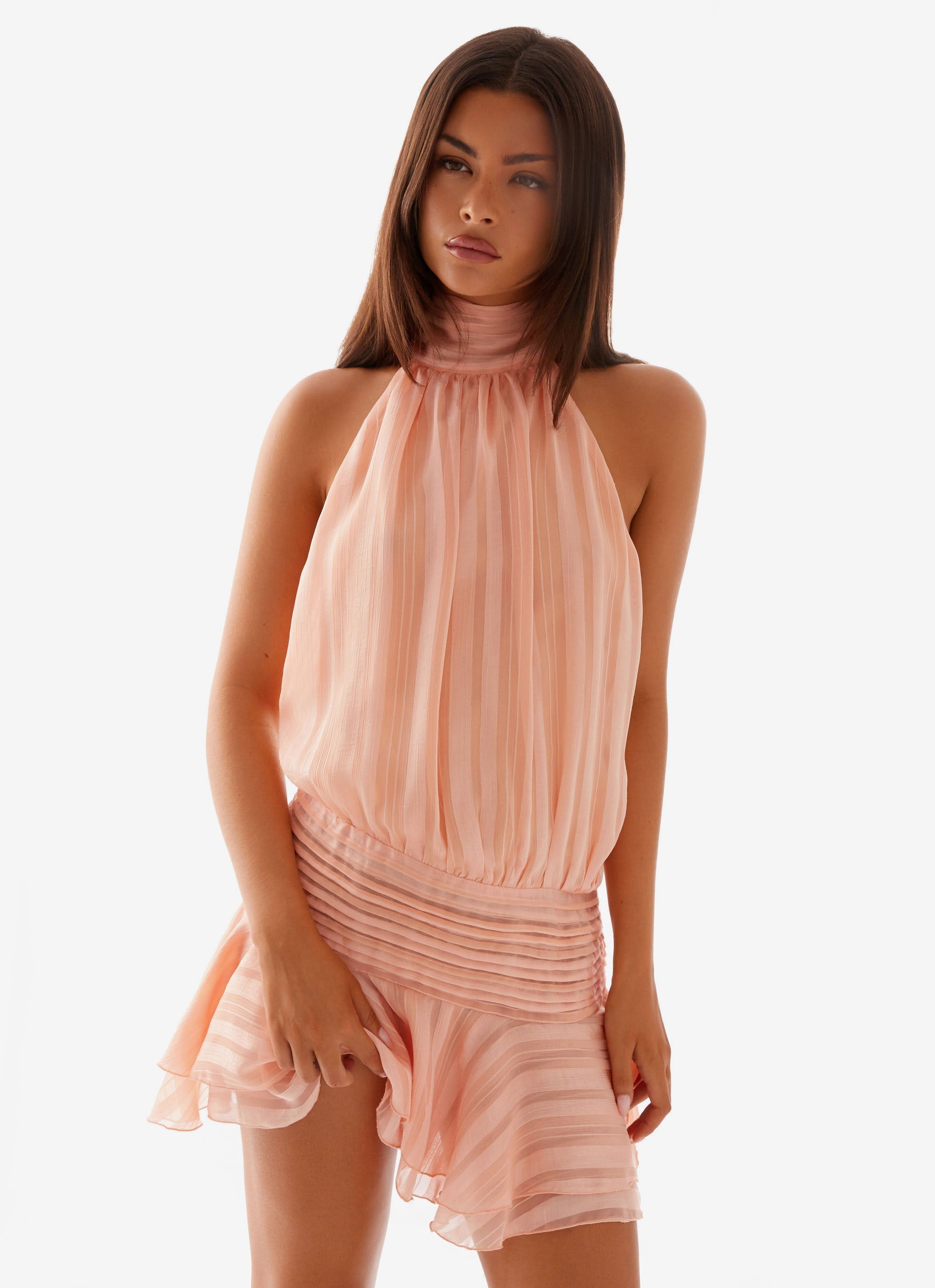 Avery Chiffon Mini Dress