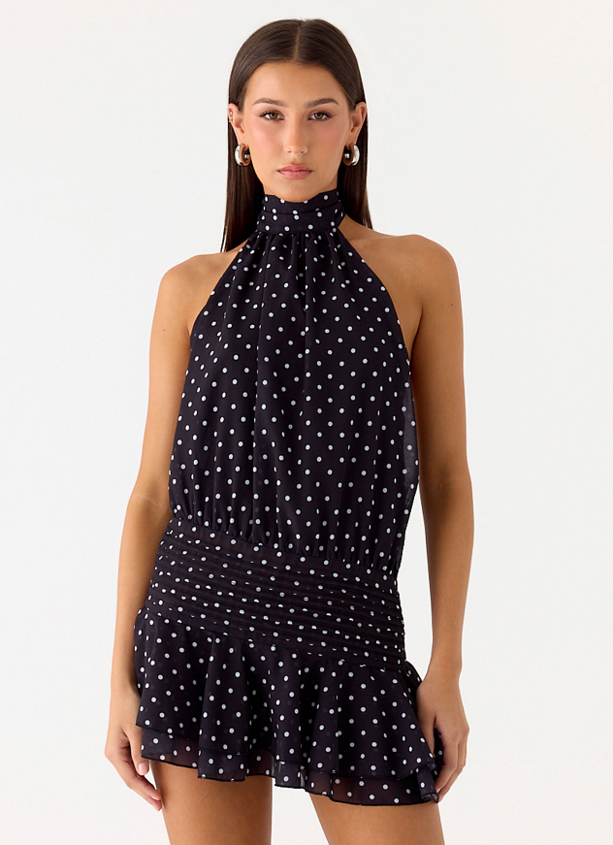 Avery Chiffon Mini Dress