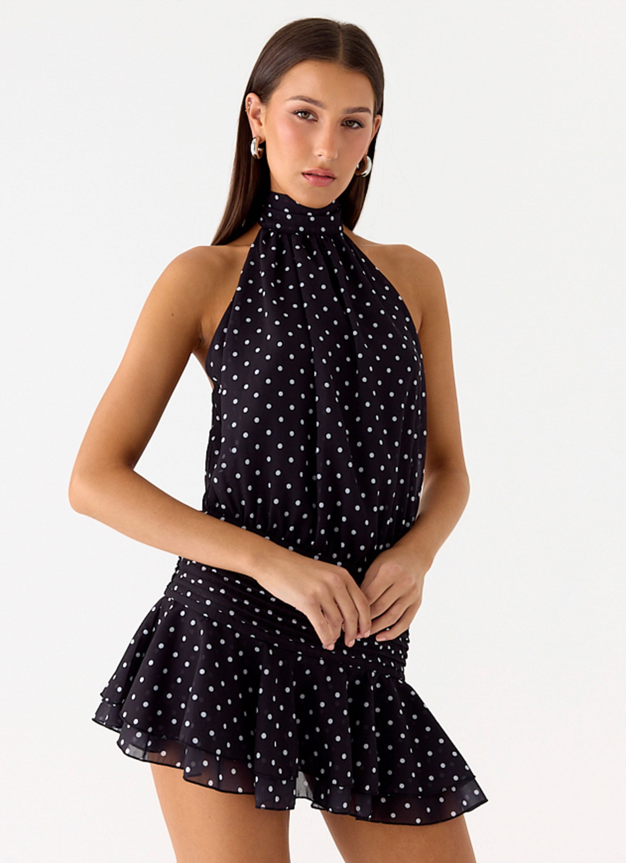 Avery Chiffon Mini Dress