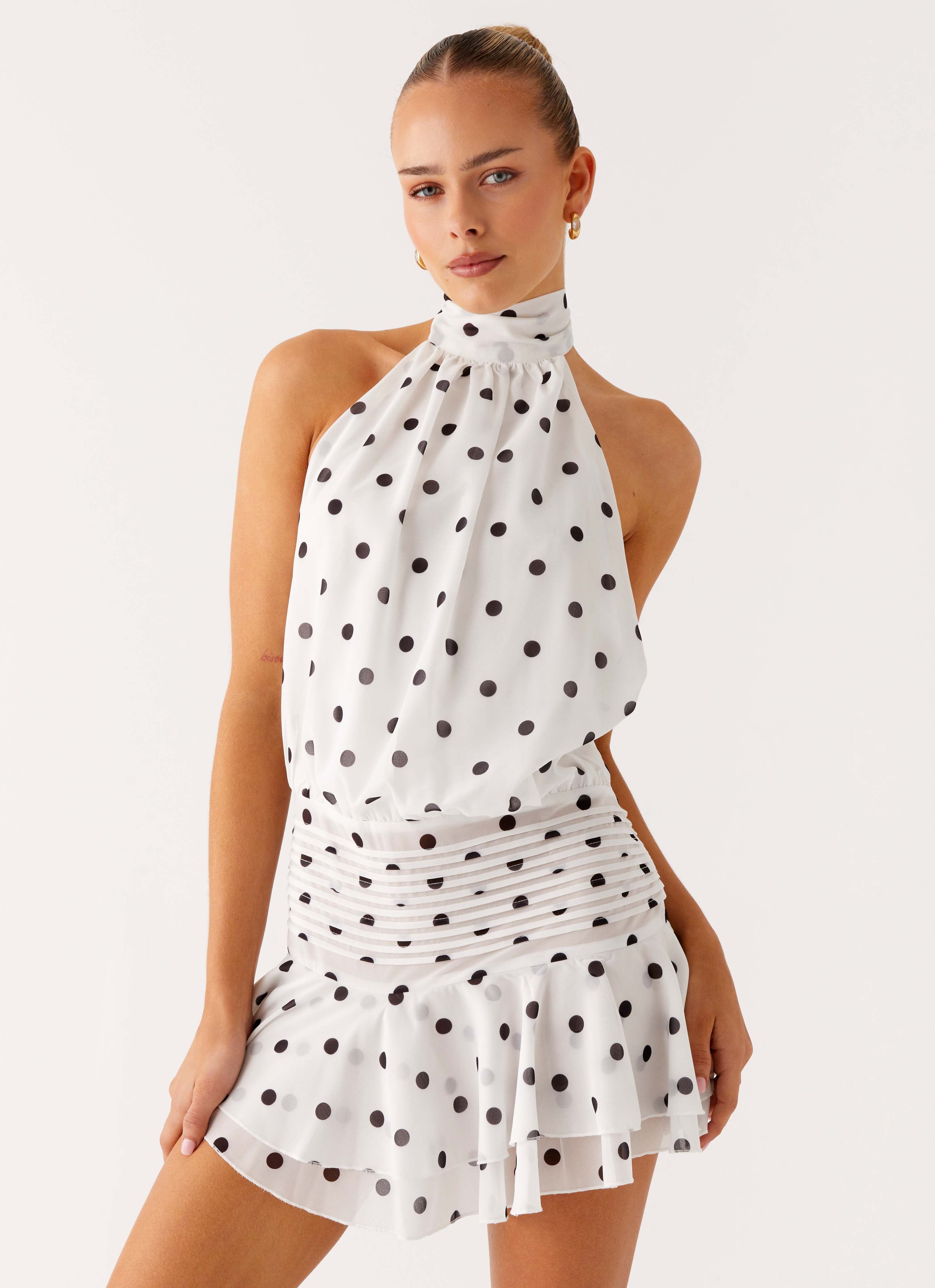 Avery Chiffon Mini Dress