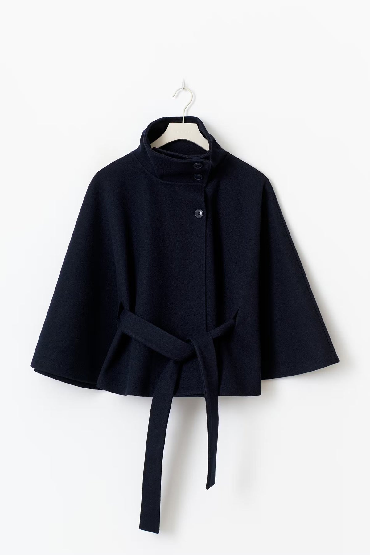 Sophia Belted Cape Coat