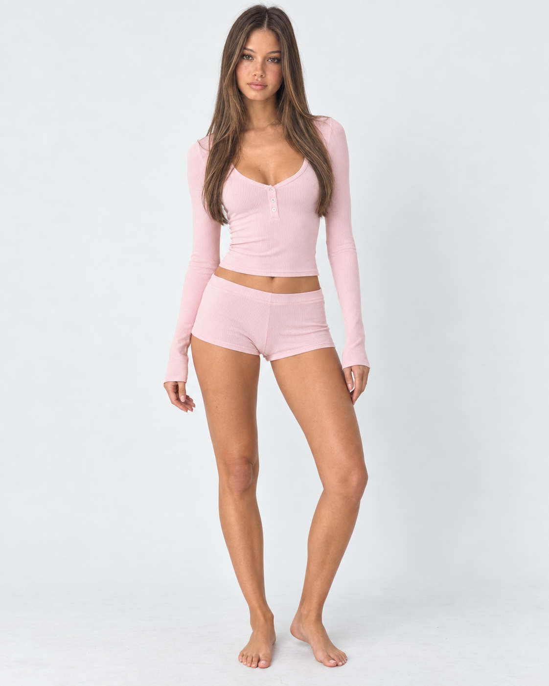 Valentine Ribbed Set