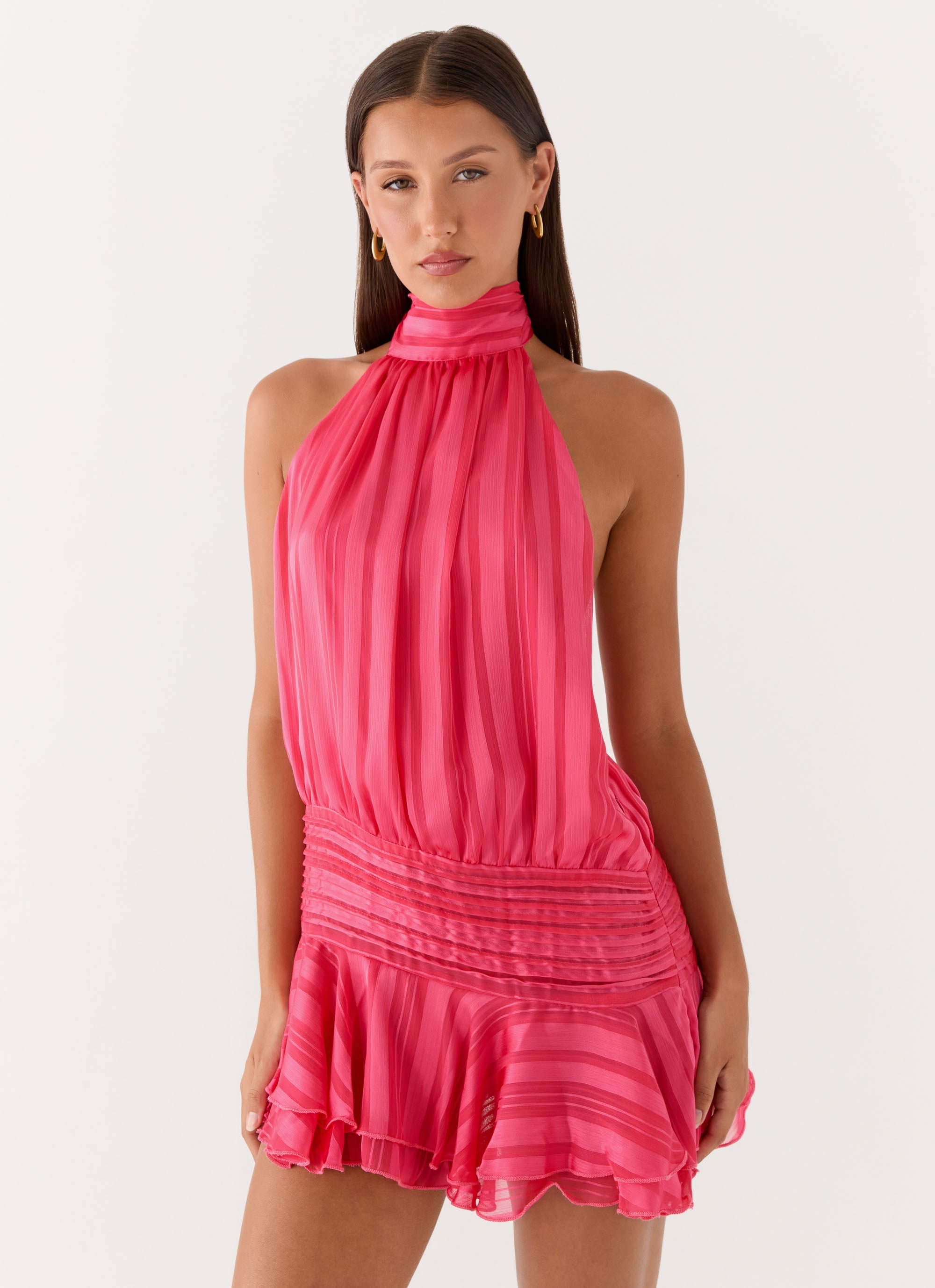 Avery Chiffon Mini Dress