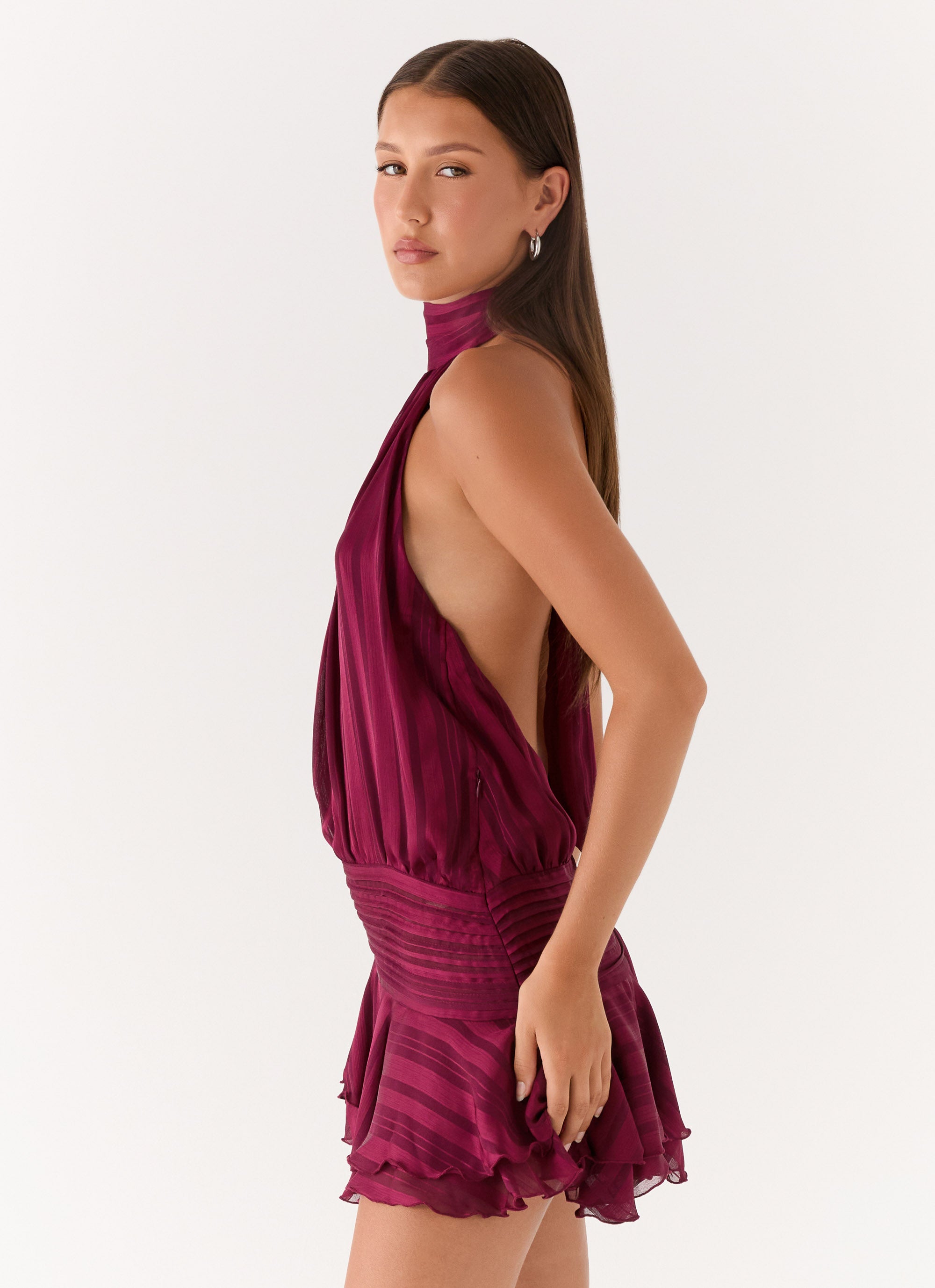 Avery Chiffon Mini Dress
